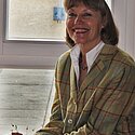 Dr. phil. Ingrid-Ulrike Grom, die Organisatorin der "Gespräche zum Schmerz"