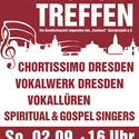 Das Plakat für das Chortreffen