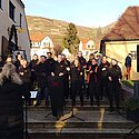 Der Chor ... heute mal Open Air