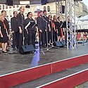 Der Chor auf der Bühne