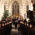 Wundervolle Lichterstimmung in den Reihen