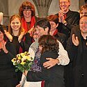 Ein Dankeschön für die Chorleitung
